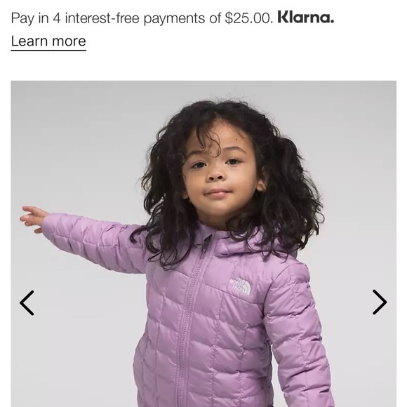 4T Periwinkle North Face Jacket - Picture 3 of 3